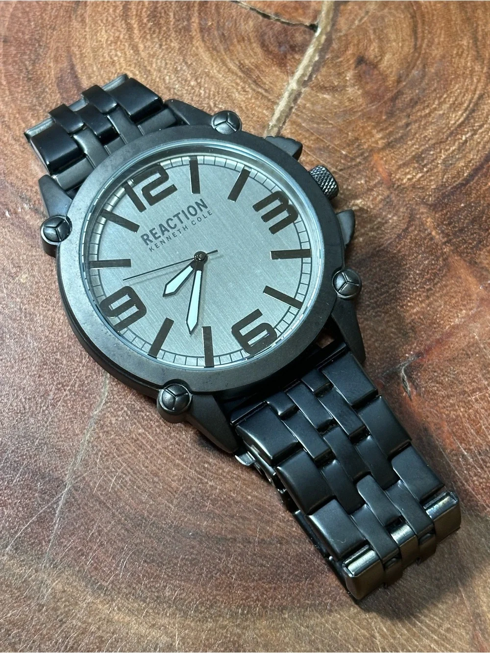 Kenneth Cole Reaction Men's Sport Watch - Gunmetal/Grey - New/Unworn